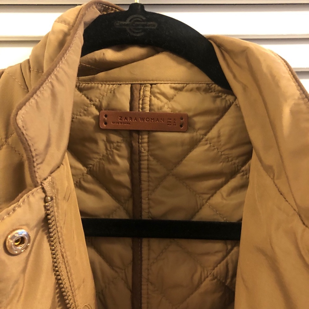 Tan quilted jacket!